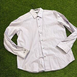 Vintage EXPRESS1MX - Modern Fit - Stretch Cotton- Button Down Shirt - Lavender